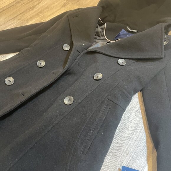 Nautica womens Double Breasted Peacoat With Removeable Hood XS - Picture 5 of 11